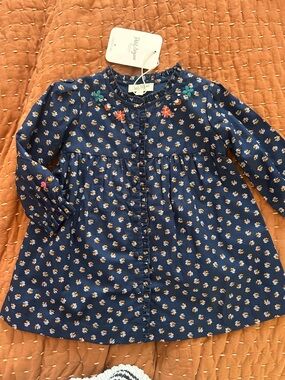 Petite Sezane Shirt Dress 12M